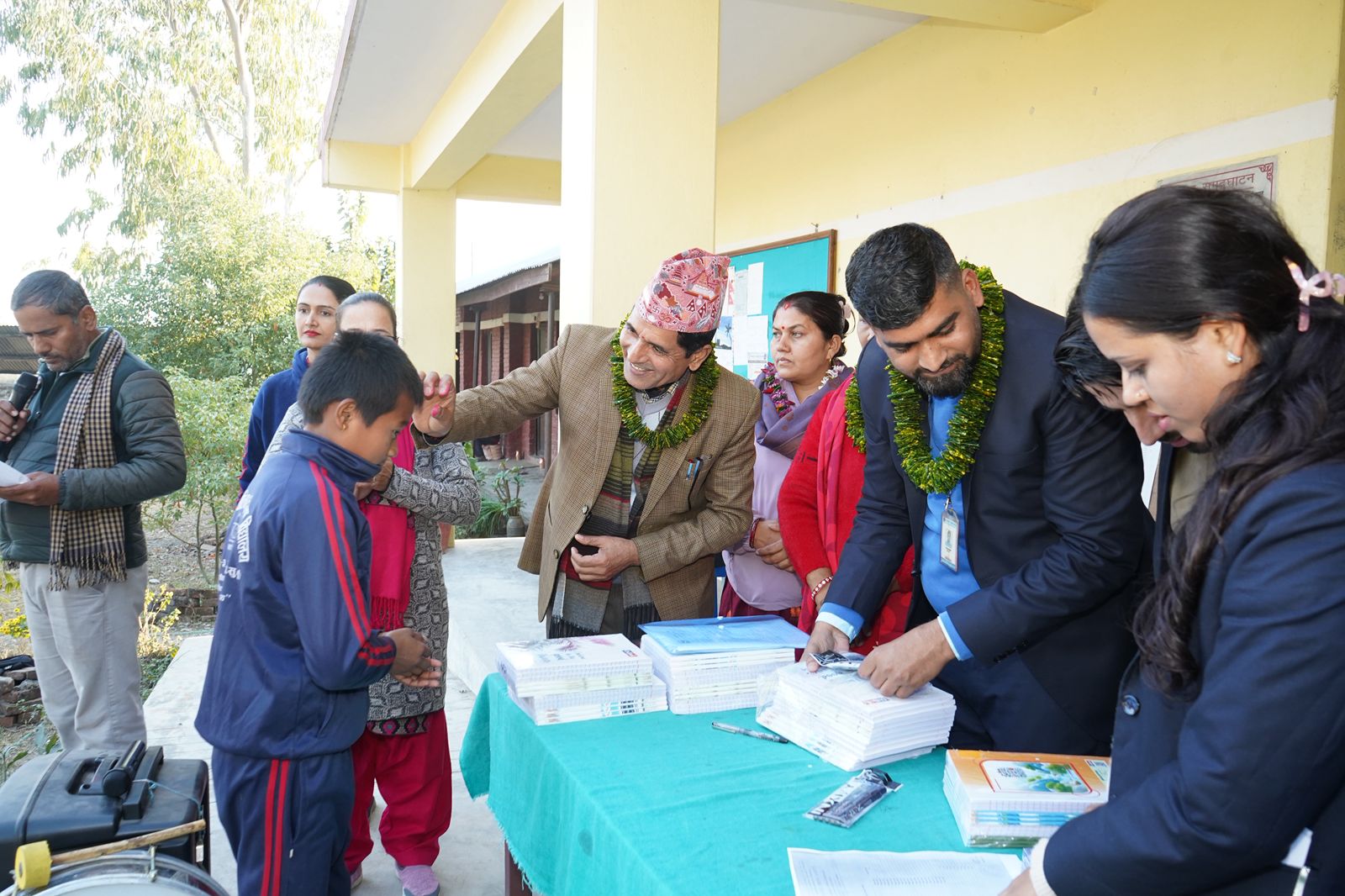 Notebook Distribution SCHOLARSHIP AND STATIONARY ITEM DISTRIBUTION PROGRAMME